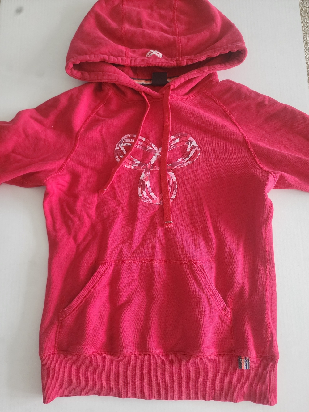 Aritza Pink Hooded Pullover Sweatshirt